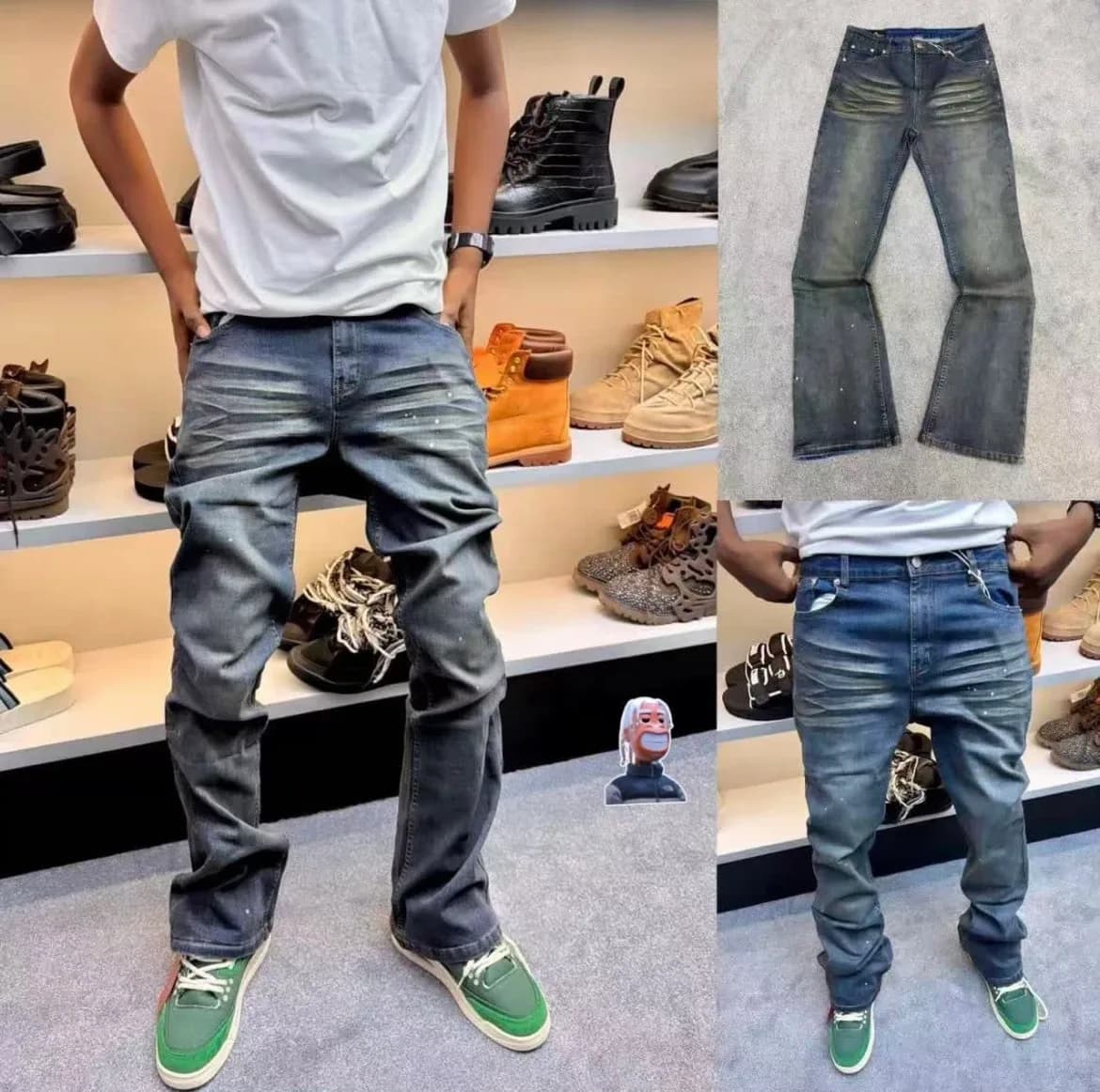 denim jeans fitted